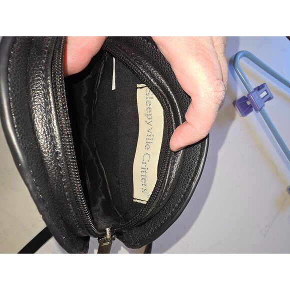 Sugar Skull Alien Crossbody Bag By Sleepyville Critters - Picture 4 of 5